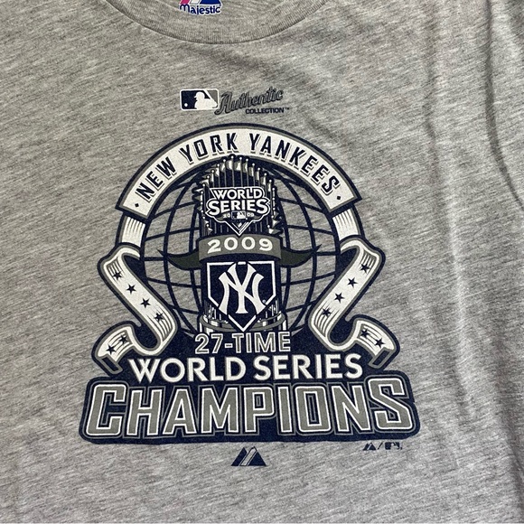 Majestic NY Yankees 2009 World Series t-shirt - Picture 2 of 8